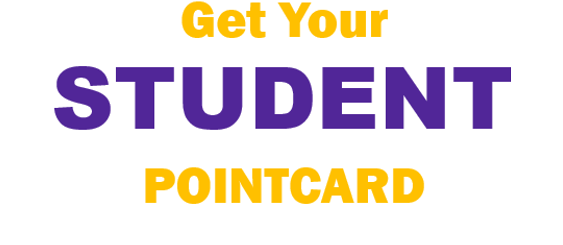Click here to get your student PointCard