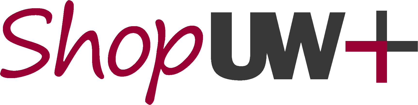 Logo for ShopUW+ Red and Black (003).png