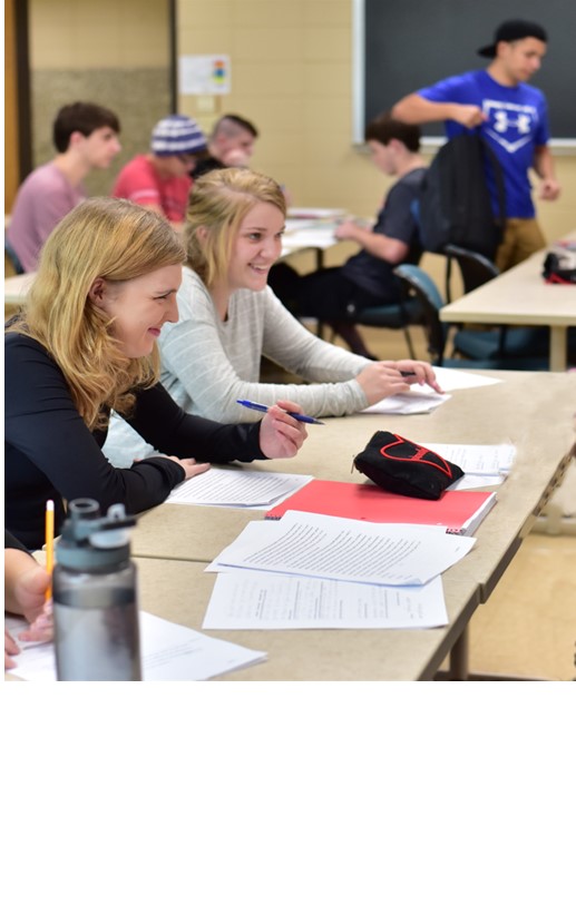 students in a classroom