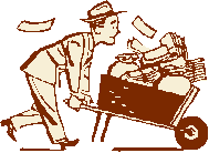 Work (Man Pushing Wheelbarrow)