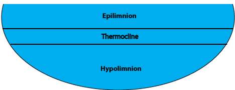 water temperature bands diagram