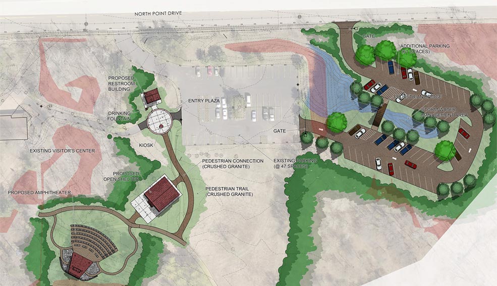 Green Circle Trailhead site plan