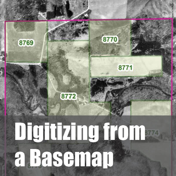Digitizing from a Basemap - Geographic Information Systems Center | UWSP
