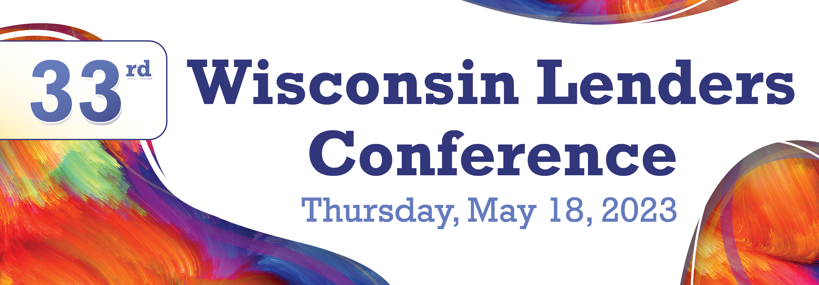 Wisconsin Lenders Conference  header image with sponsor logos