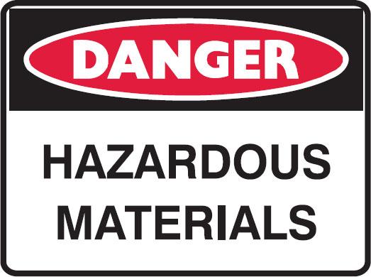 Image of a Hazardous Materials warning sign