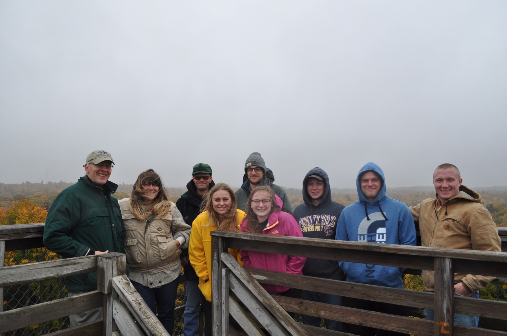 students on Brooklyn Bridge