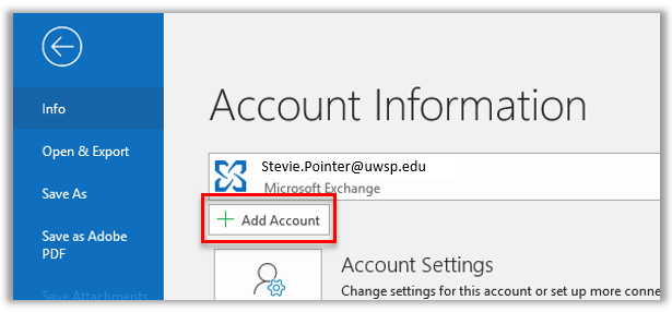 Add View An Additional Exchange Account In Outlook OWA Information 