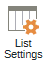 list settings button