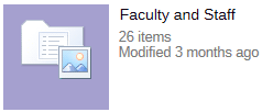 Faculty and Staff image library