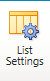 list settings button