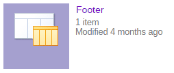 image of the footer library