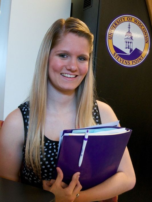 UW-Stevens Point transfer student Tory Jackson