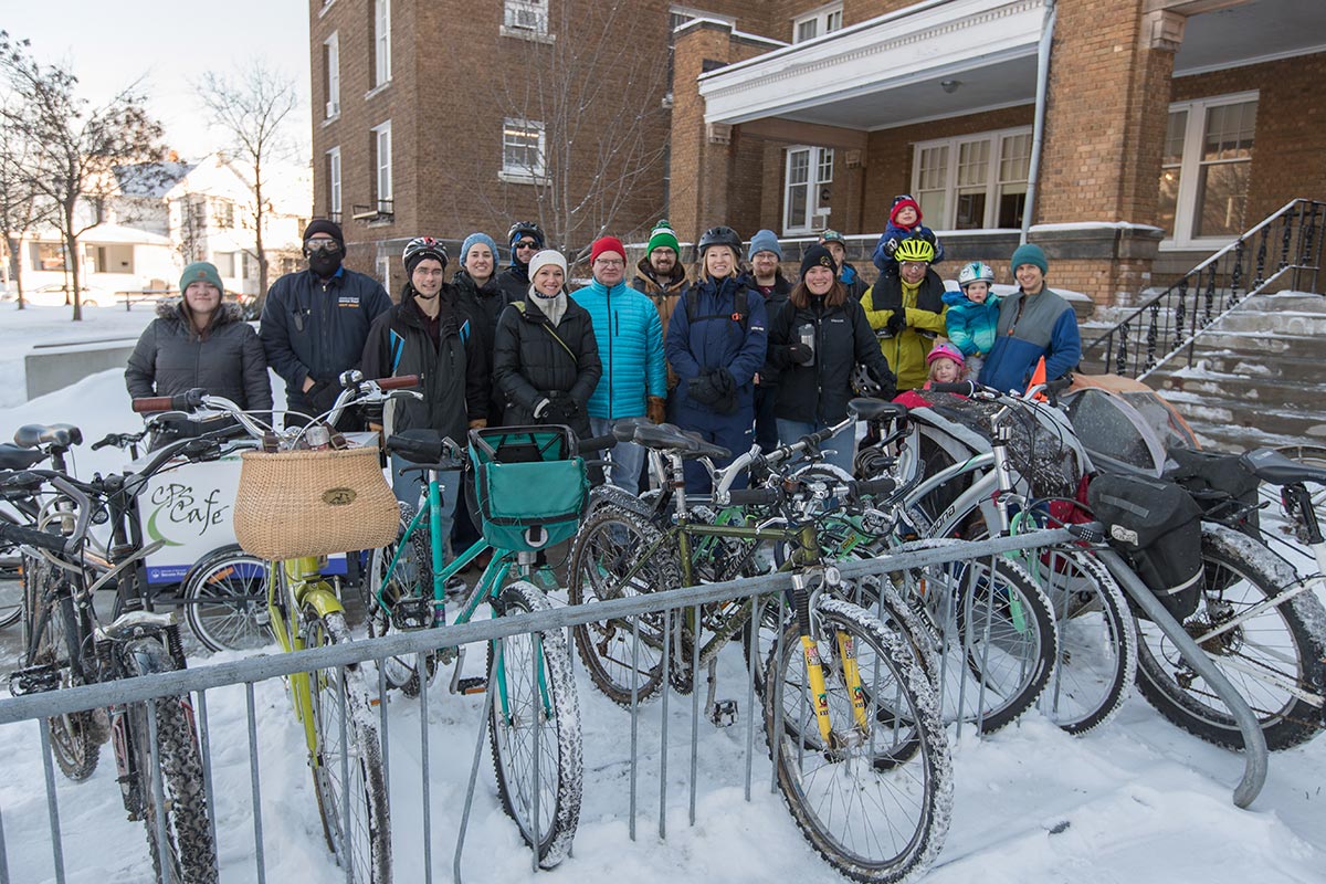 Photo from Winter Bike to Work Day