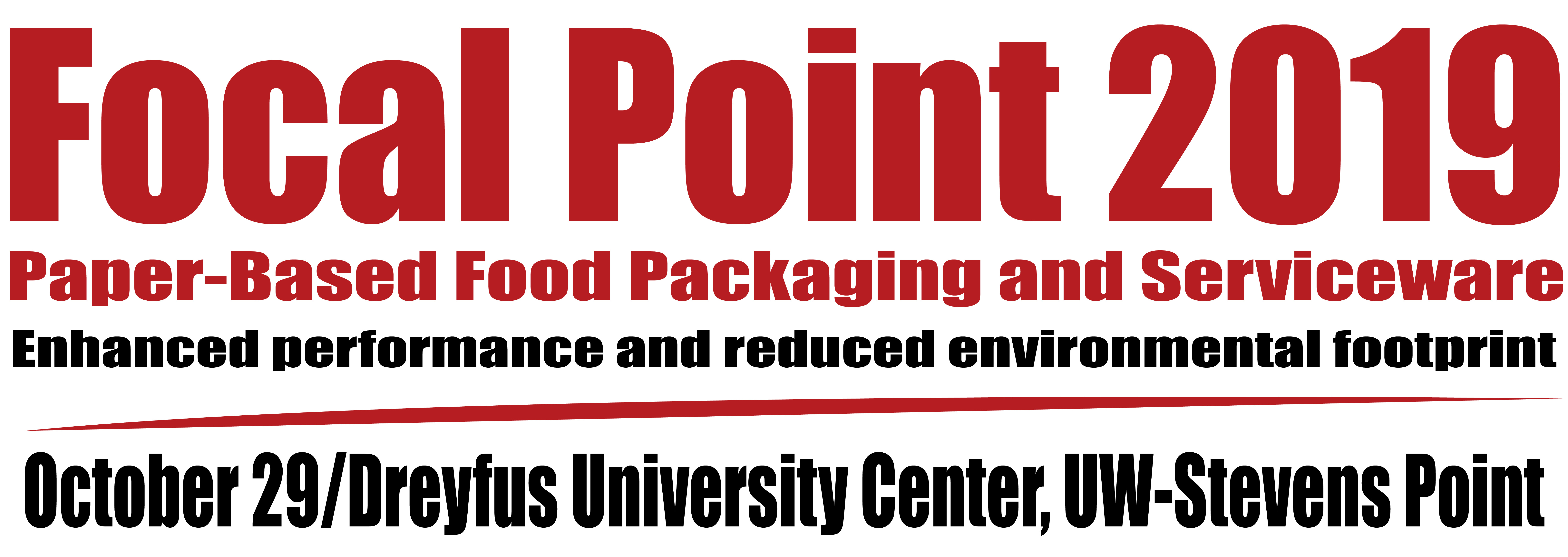 Focal Point Annual Conference Logo -- Paper-Based Food Packaging and Serviceware